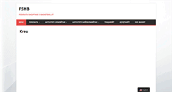 Desktop Screenshot of fshb.al